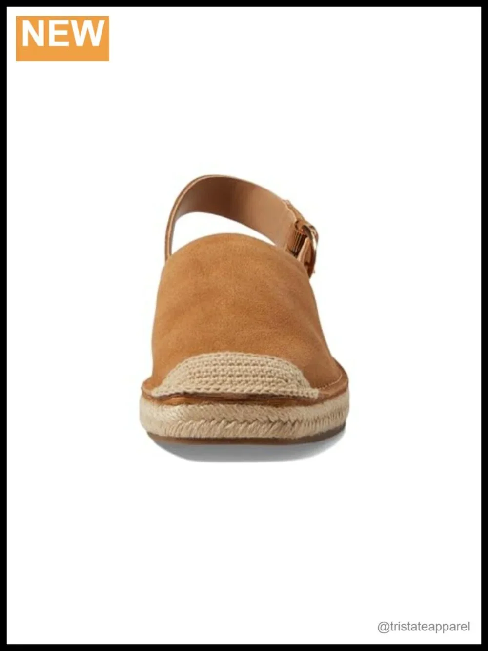 Suede Platform Sandal Closed Toe Slingback Buckle Strap